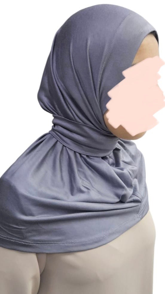 Instant Jersey Hijab - Grijs