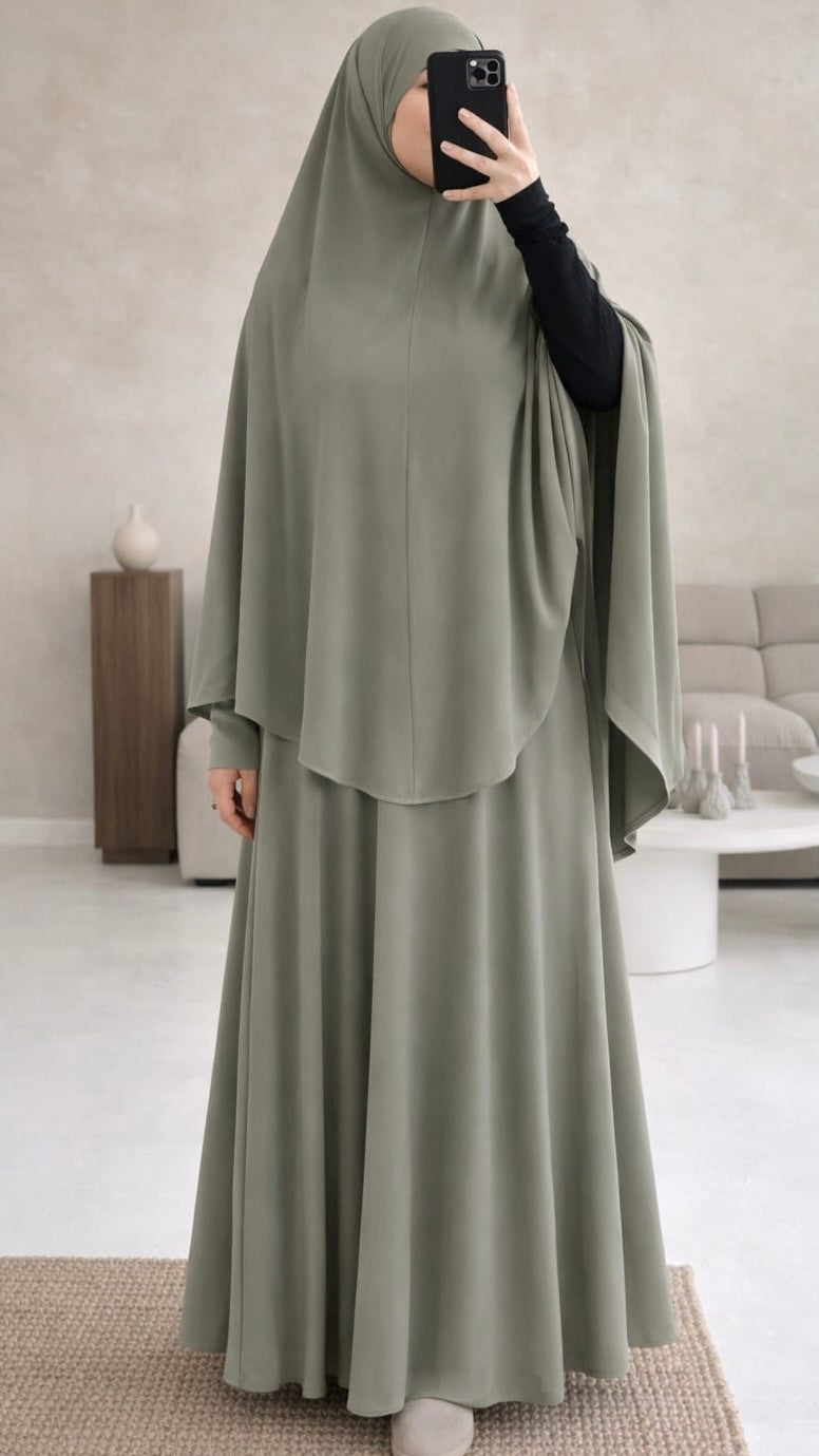 Khimar Fatima - Groen