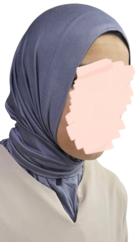 Instant Jersey Hijab - Grijs
