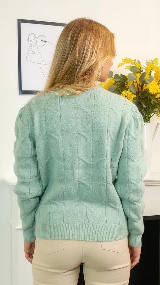 Vest met structuur