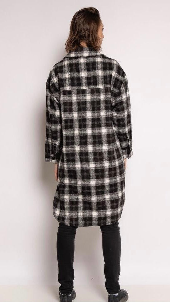 Lang Geruit Blouse