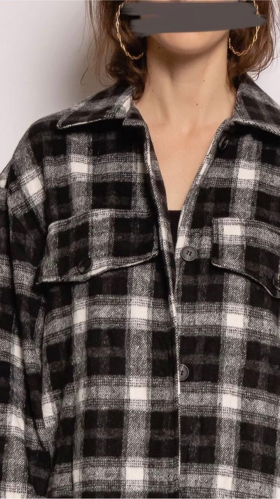 Lang Geruit Blouse
