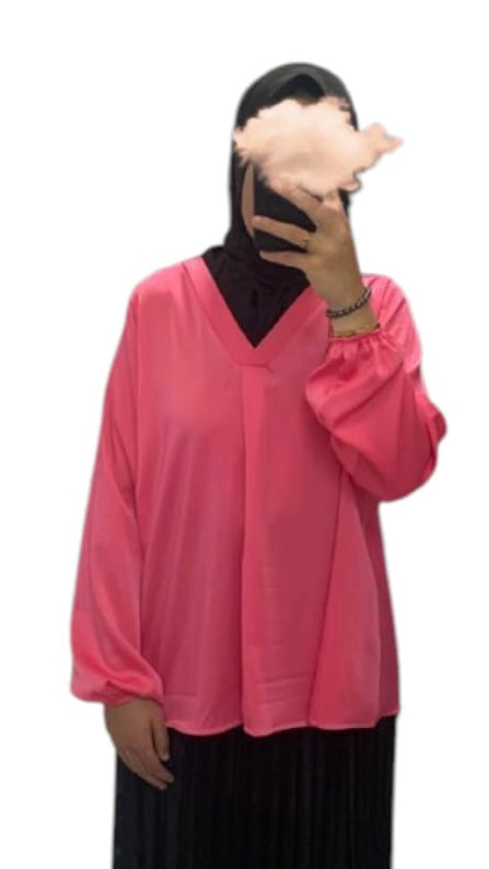 Blouse Souhaila - Fuchsia
