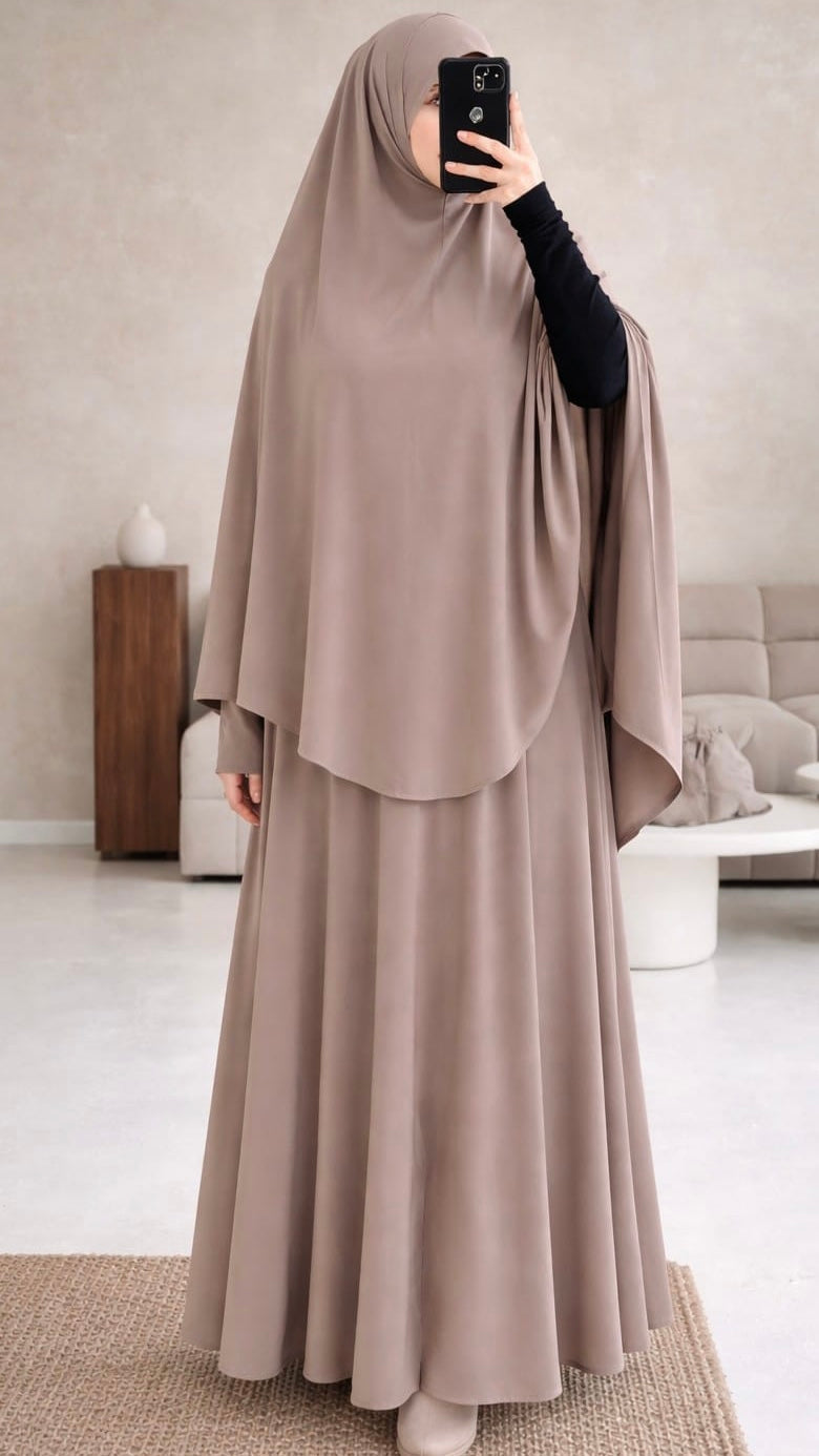 Khimar Fatima - Taupe