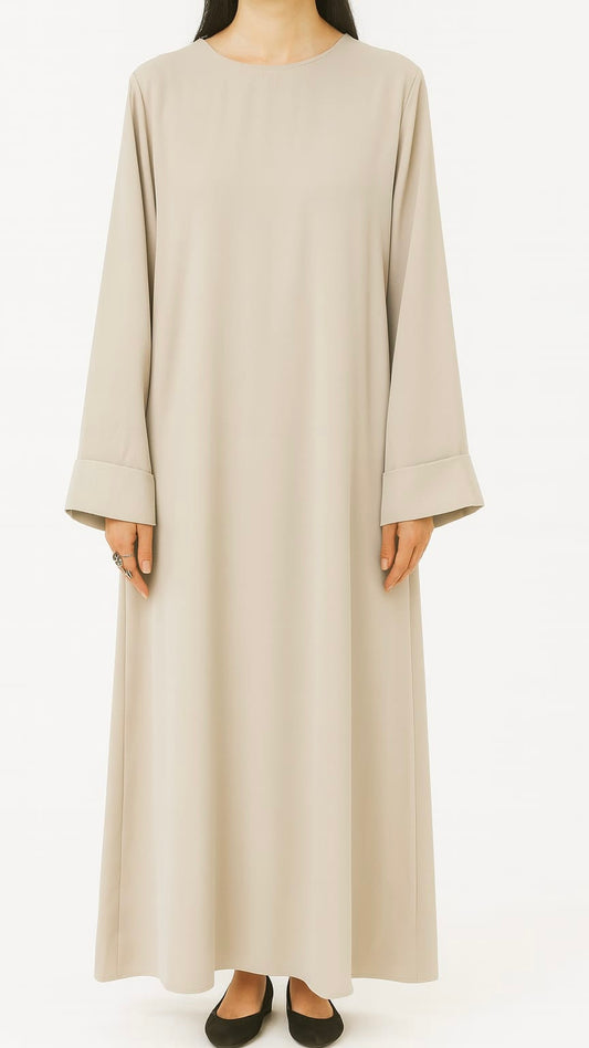 Abaya Manar - Crème