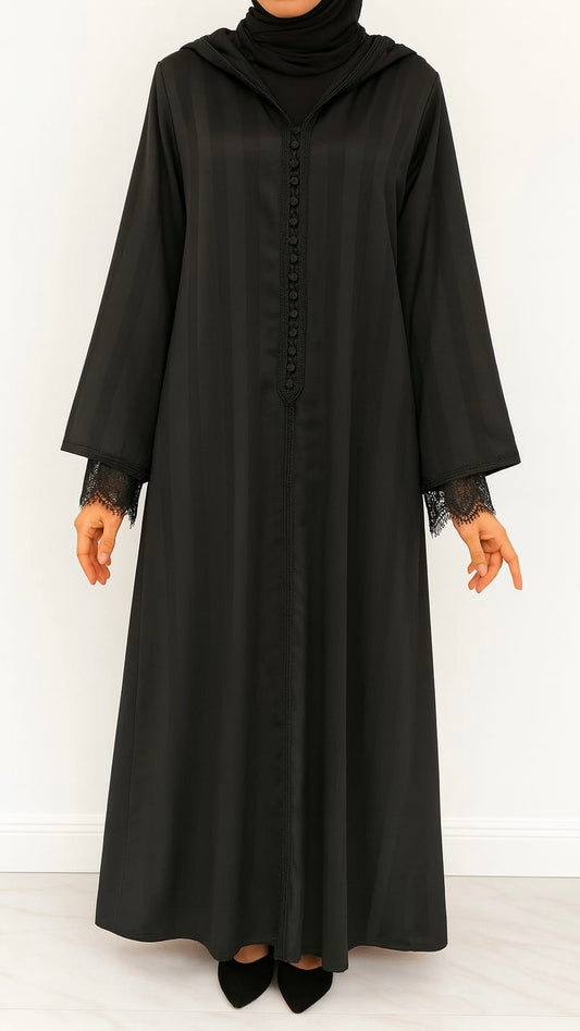 Jellaba Amira - Zwart