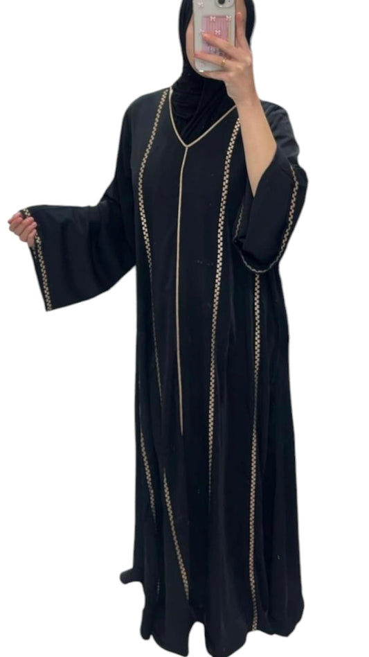 Abaya Amira met Structuur