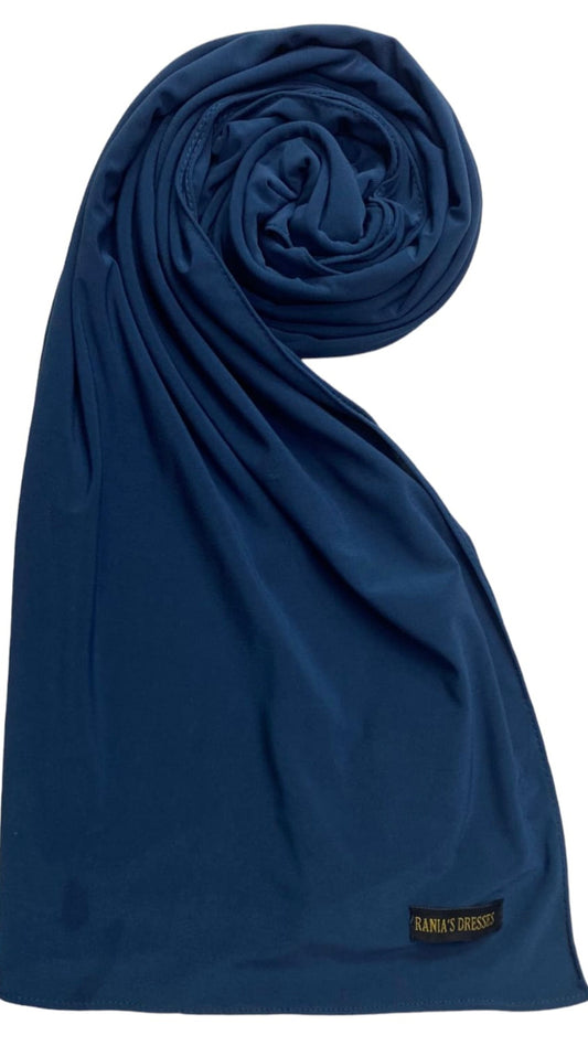 Premium Jersey Sjaal Blauw